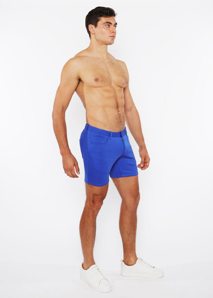 COBALT 5" INSEAM STRETCH TEXTURED FINE CORD KNIT JEANS SHORTS ST-1932-83