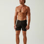 BLACK 5" INSEAM STRETCH KNIT JEANS SHORTS ST-1932