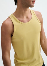 WHEAT RIB STRETCH MODAL TANK STA-16004-04