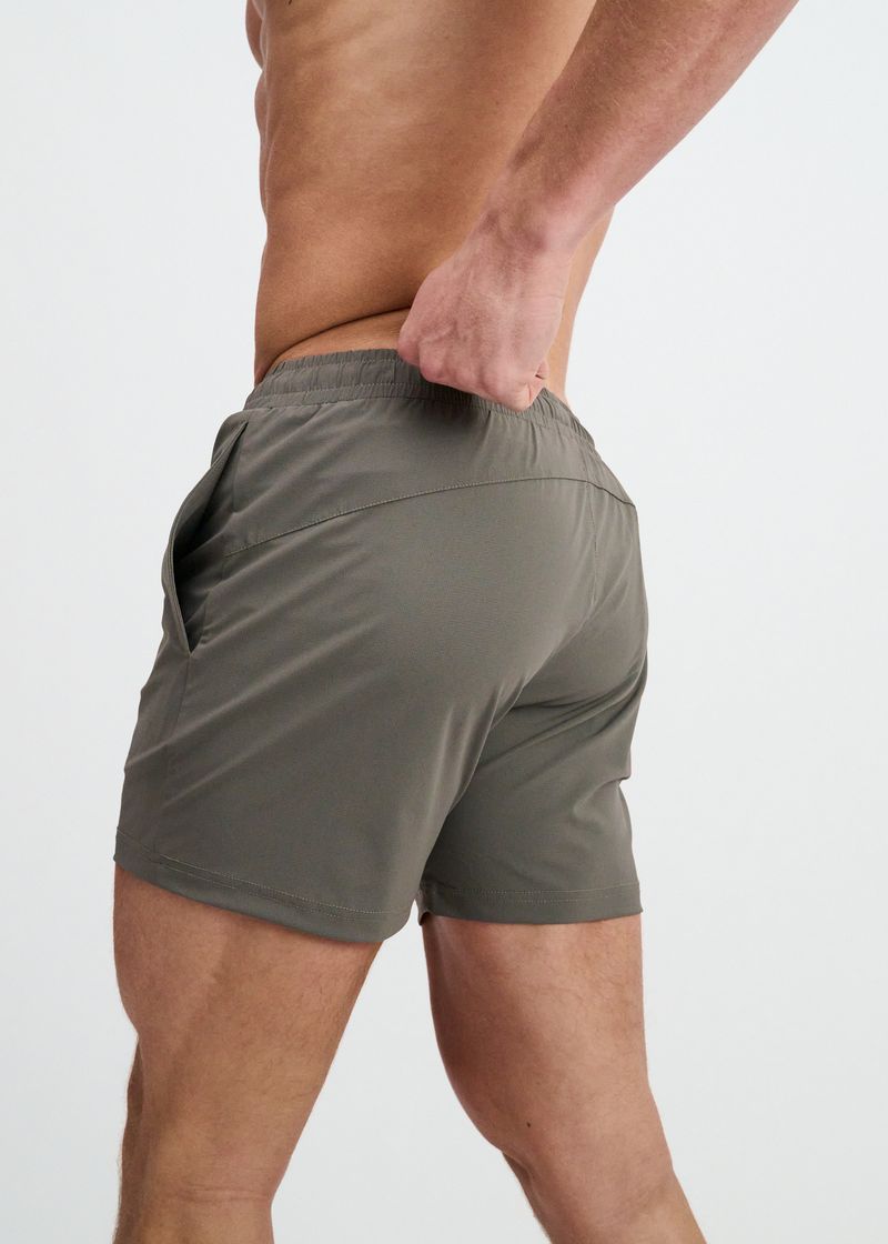 CONCRETE TEXTURED MESH STRETCH PERFORMANCE SHORTS ST-1466-101