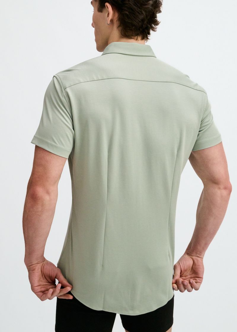 LAUREL SOLID STRETCH JERSEY KNIT SHORT SLEEVE SHIRT ST-963-05