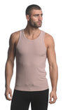 MAUVE RIB MODAL TANK ST-16004