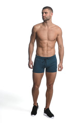 PETROL VAULT GYM-TECH 3.5" INSEAM STRETCH SHORTS W/ HEAT WELD ZIPPERS ST-10500