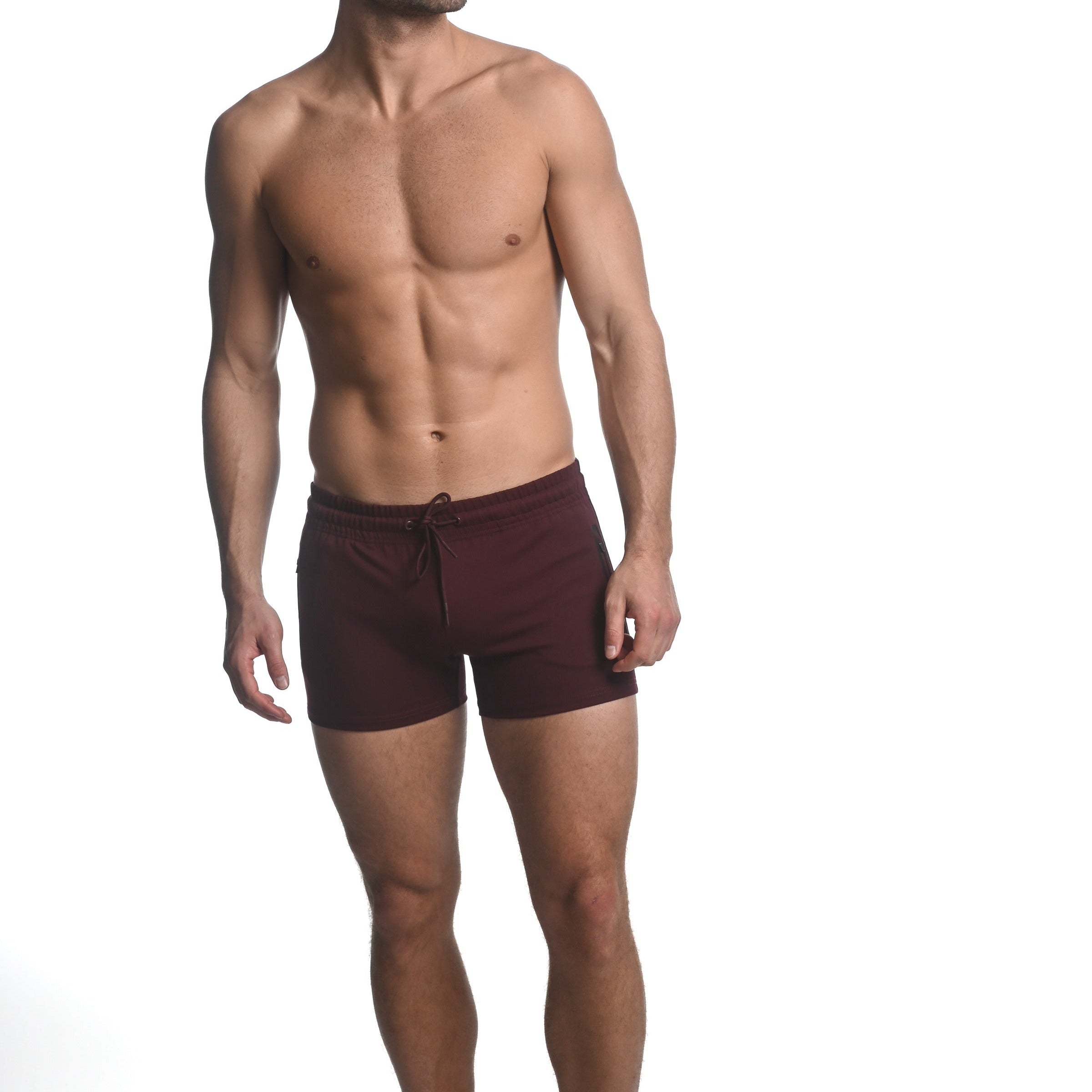 CARDINAL VAULT GYM-TECH 3.5" INSEAM STRETCH SHORTS W/ HEAT WELD ZIPPERS ST-10500