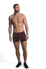 CARDINAL VAULT GYM-TECH 3.5" INSEAM STRETCH SHORTS W/ HEAT WELD ZIPPERS ST-10500