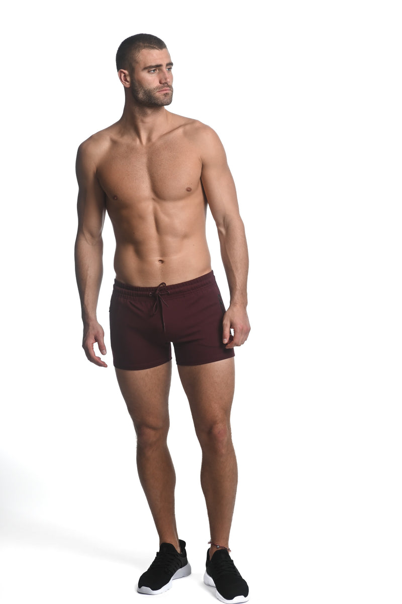 CARDINAL VAULT GYM-TECH 3.5" INSEAM STRETCH SHORTS W/ HEAT WELD ZIPPERS ST-10500