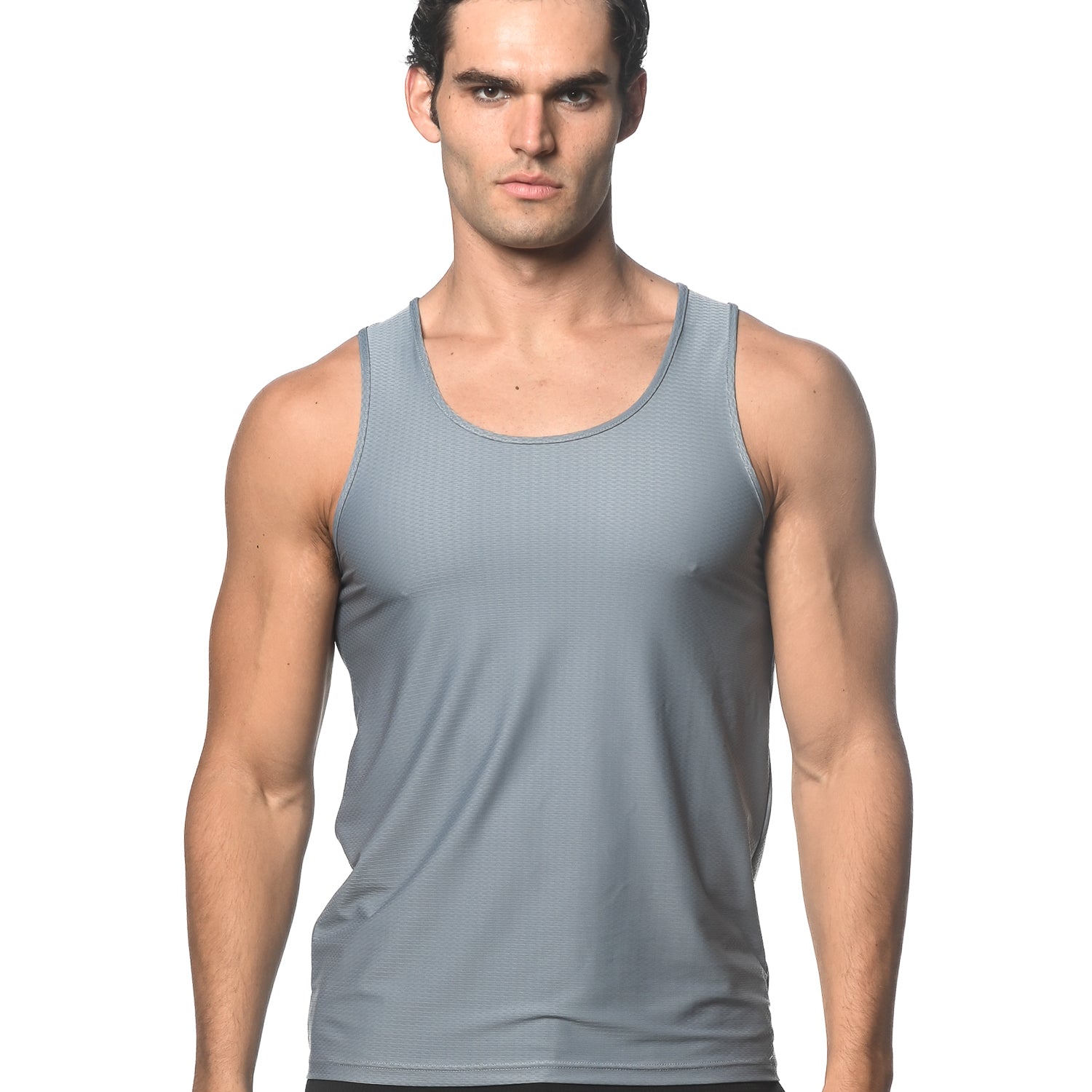 MIST TEXTURED MESH PERFORMANCE TANK TOP ST-282
