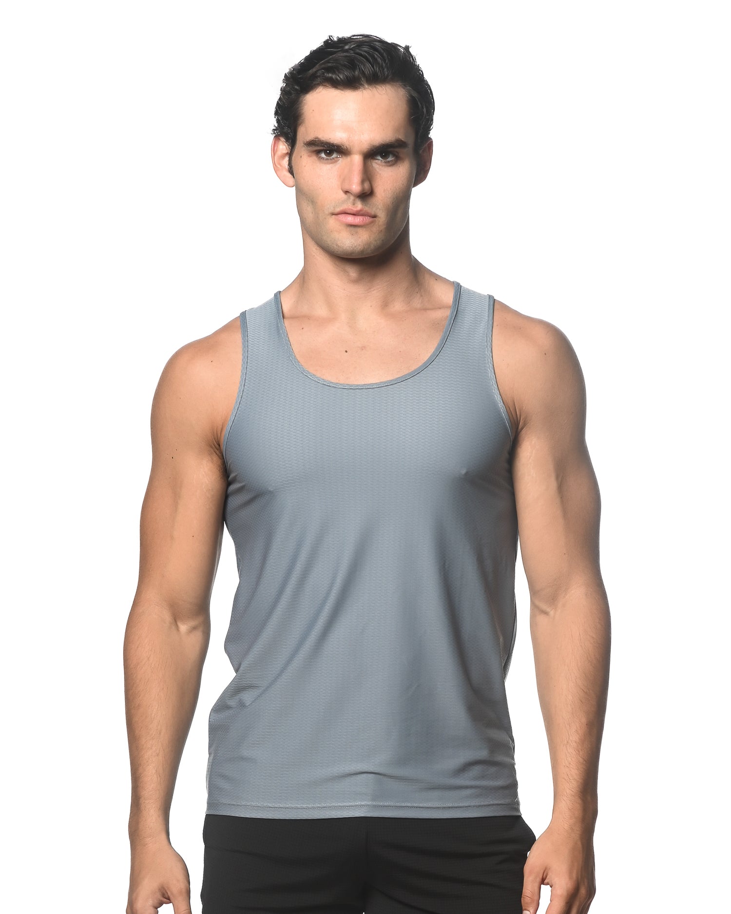 MIST TEXTURED MESH PERFORMANCE TANK TOP ST-282