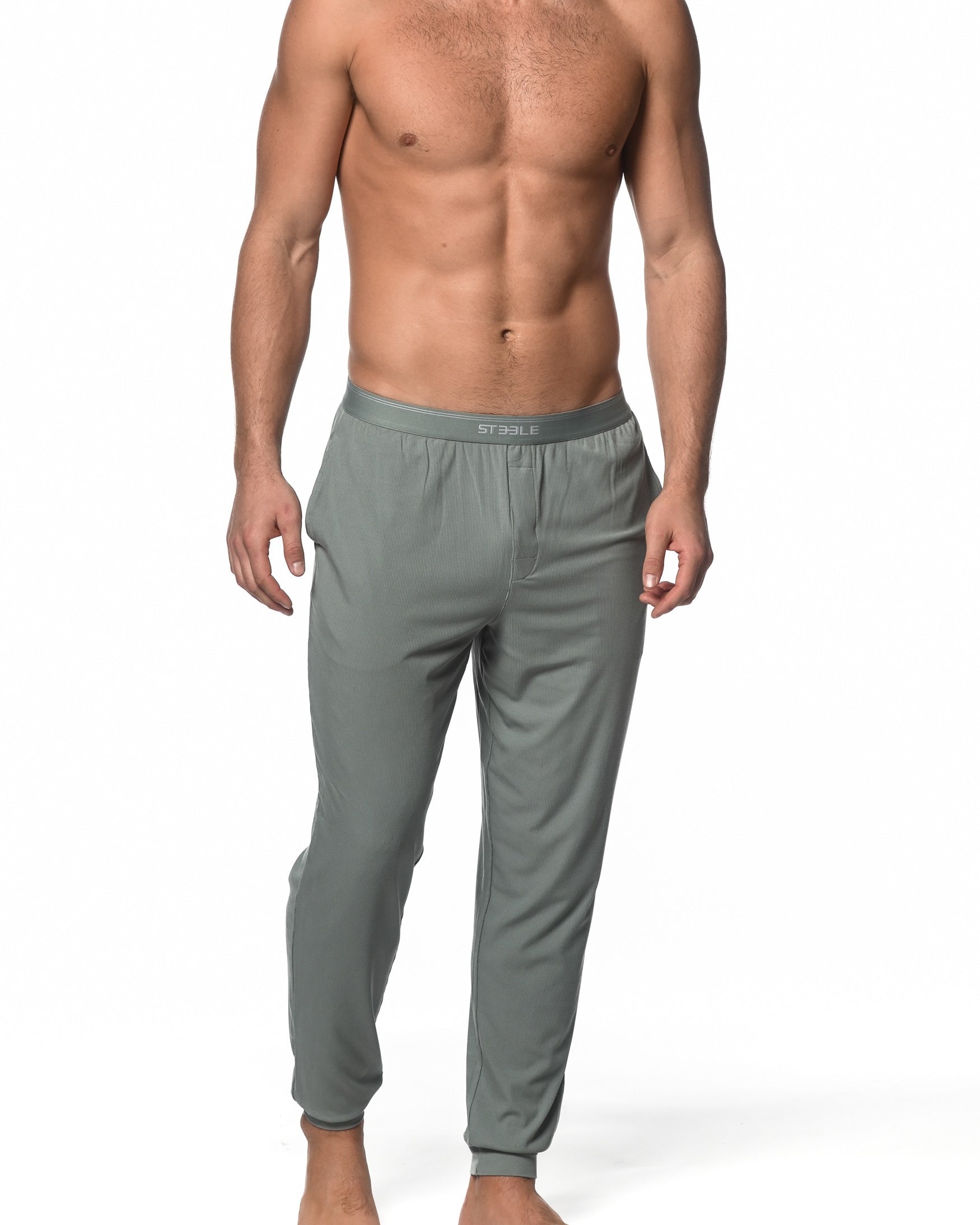 SEAFOAM RIB MODAL LOUNGE PANTS  ST-16006