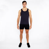PEACOAT TEXTURED STRETCH MESH PERFORMANCE TANK TOP ST-288
