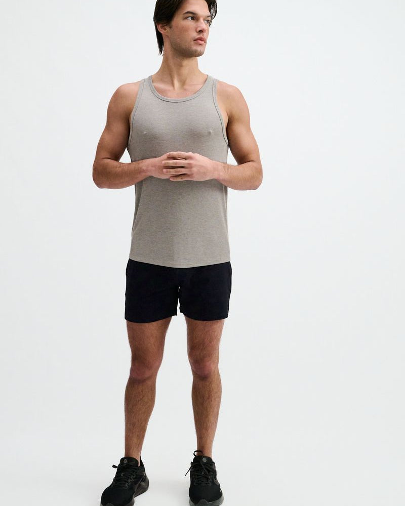 SHARK RIB STRETCH MODAL TANK STA-16004-03