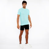 OCEAN TEXTURED KNITTED CREW TEE ST-24304