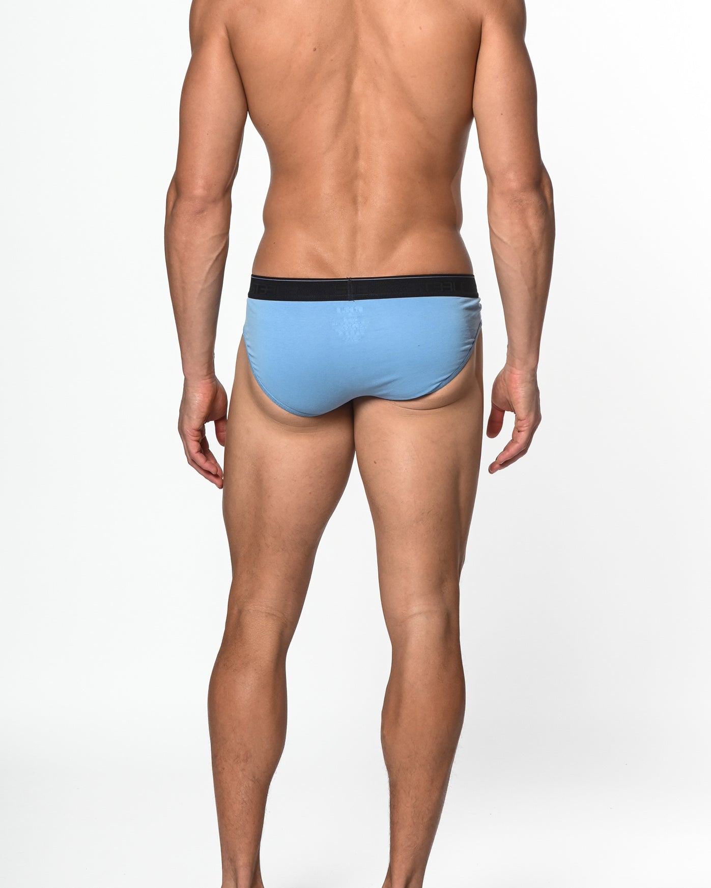 ATLANTIC BLUE COTTON/ELASTANE LOW RISE BRIEF ST-10000