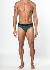 PEACOCK COTTON/ELASTANE LOW RISE BRIEF ST-10000