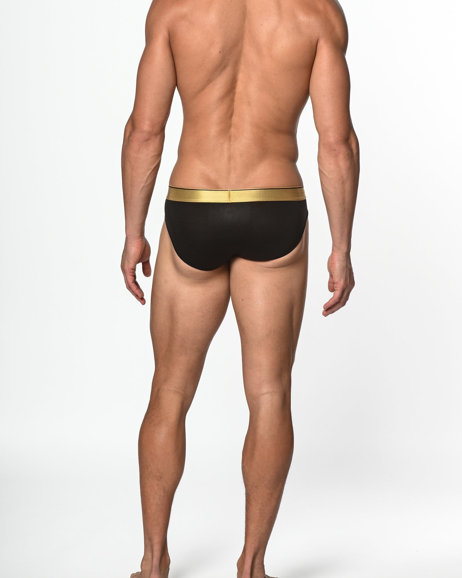 BLACK BAMBOO/ELASTANE LOW RISE BRIEF ST-10130
