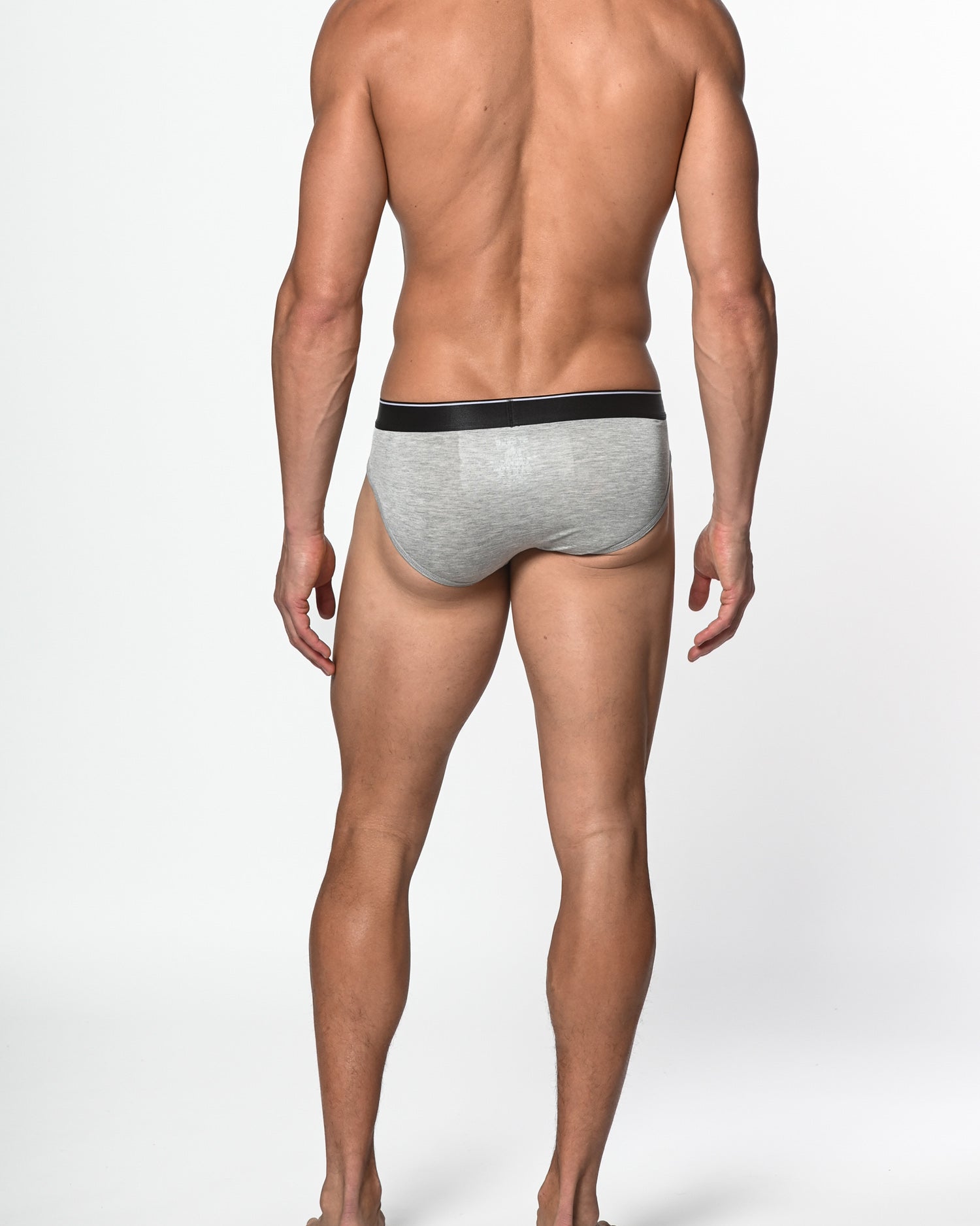 GREY MIST BAMBOO/ELASTANE LOW RISE BRIEF ST-10130
