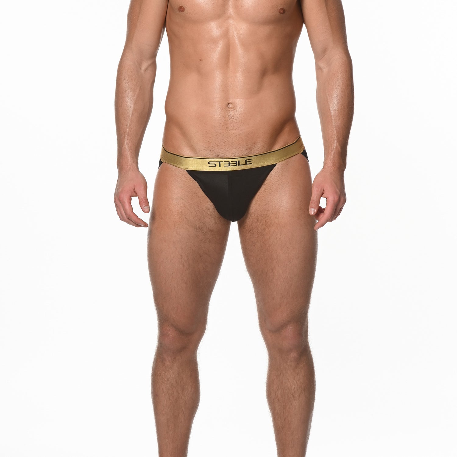 BLACK BAMBOO/ELASTANE JOCKSTRAP ST-10132