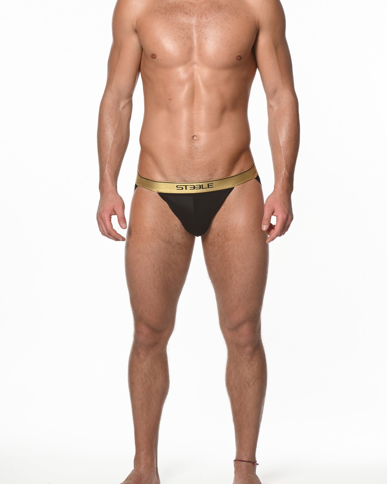 BLACK BAMBOO/ELASTANE JOCKSTRAP ST-10132