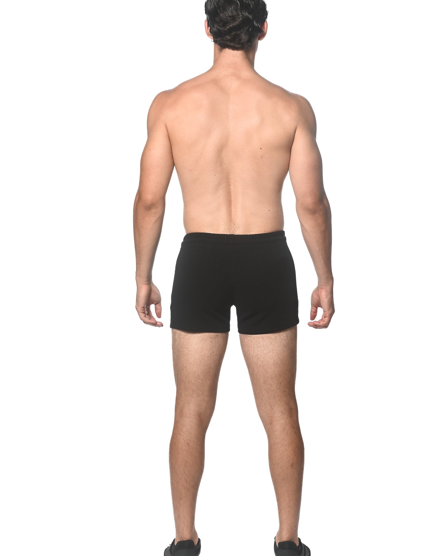 BLACK/CORAL VAULT 3.5 INSEAM SHORTS W/CONTRAST ZIPPER STA-10500-01