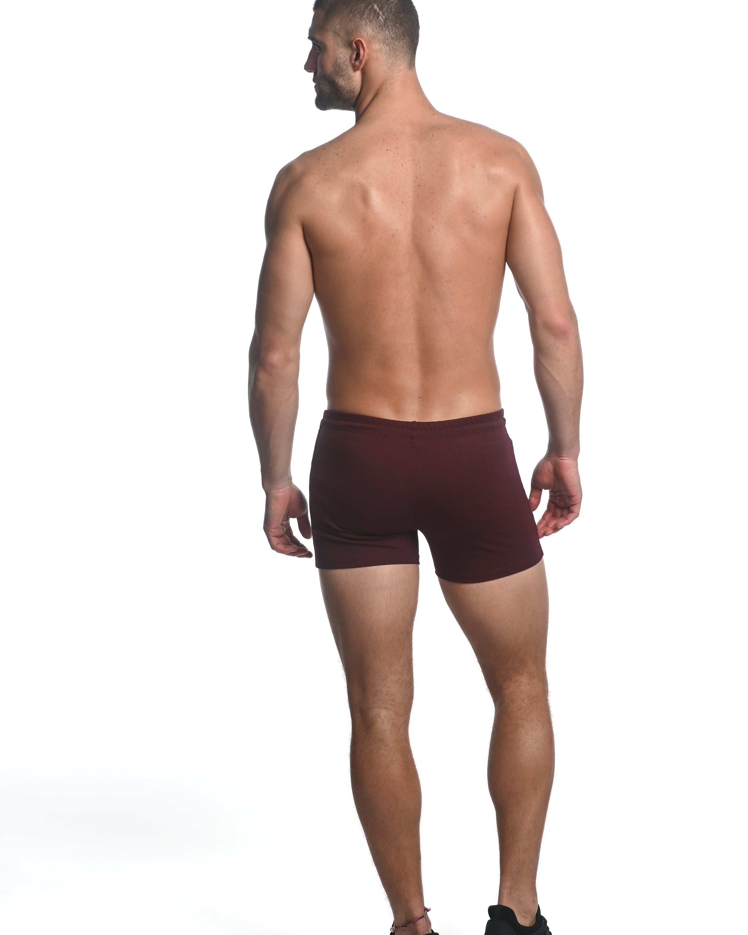 CARDINAL VAULT GYM-TECH 3.5" INSEAM STRETCH SHORTS W/ HEAT WELD ZIPPERS