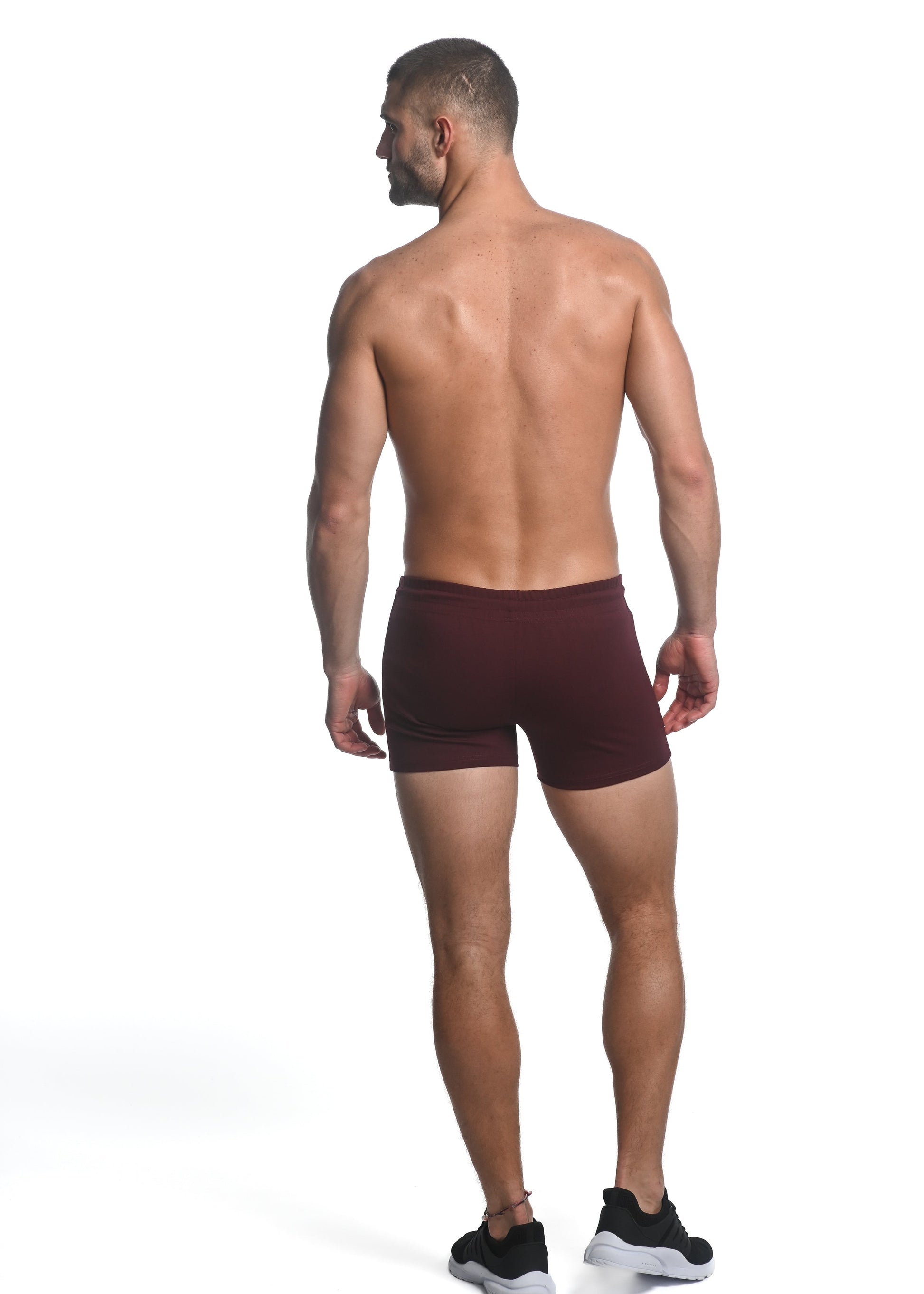 CARDINAL VAULT GYM-TECH 3.5" INSEAM STRETCH SHORTS W/ HEAT WELD ZIPPERS