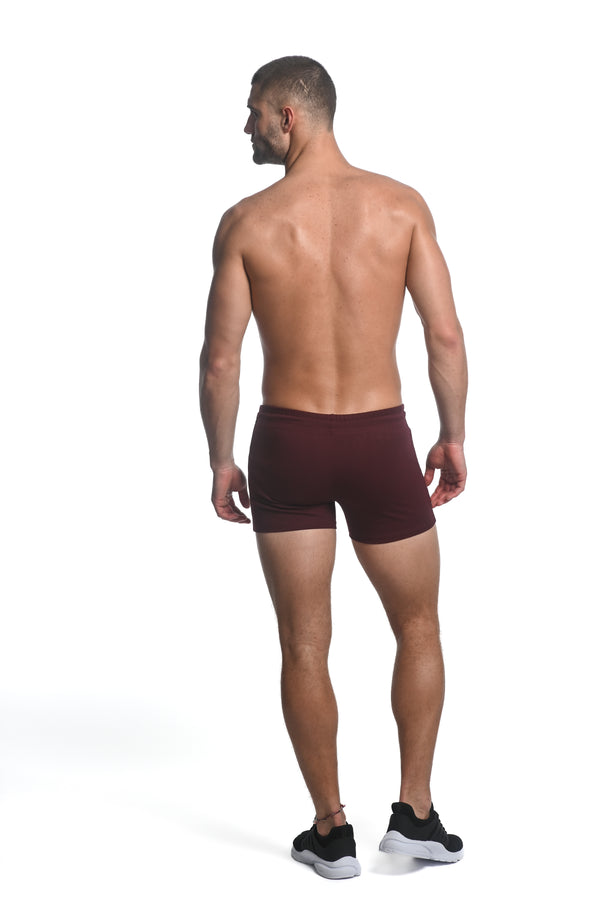 CARDINAL VAULT GYM-TECH 3.5" INSEAM STRETCH SHORTS W/ HEAT WELD ZIPPERS