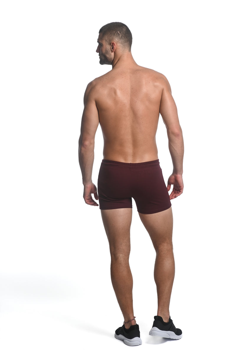 CARDINAL VAULT GYM-TECH 3.5" INSEAM STRETCH SHORTS W/ HEAT WELD ZIPPERS