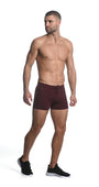 CARDINAL VAULT GYM-TECH 3.5" INSEAM STRETCH SHORTS W/ HEAT WELD ZIPPERS