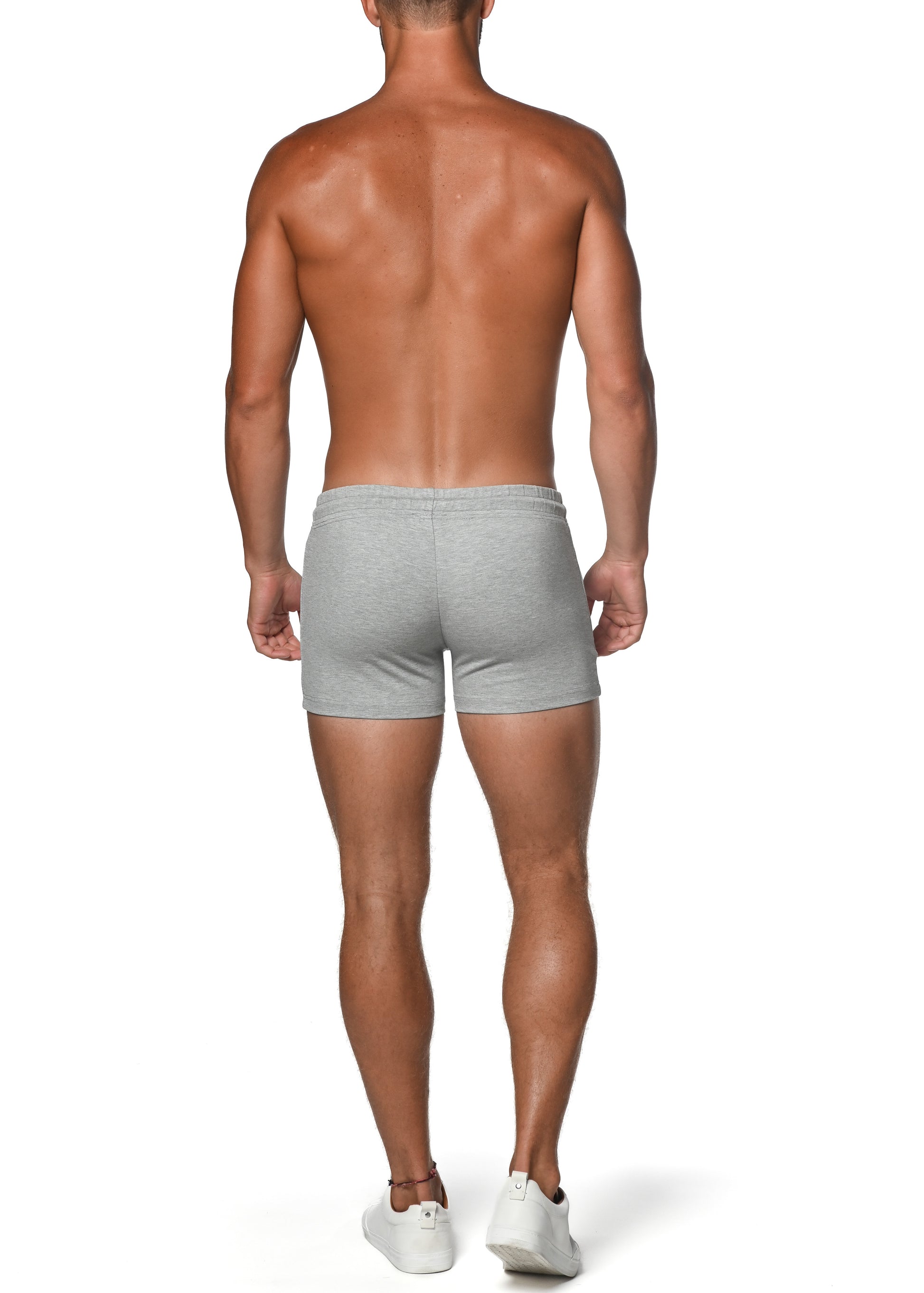 GREY VAULT 3.5 INSEAM GYM STRETCH SHORTS ST-10500