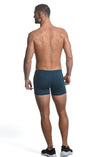 PETROL VAULT GYM-TECH 3.5" INSEAM STRETCH SHORTS W/ HEAT WELD ZIPPERS