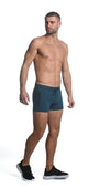 PETROL VAULT GYM-TECH 3.5" INSEAM STRETCH SHORTS W/ HEAT WELD ZIPPERS