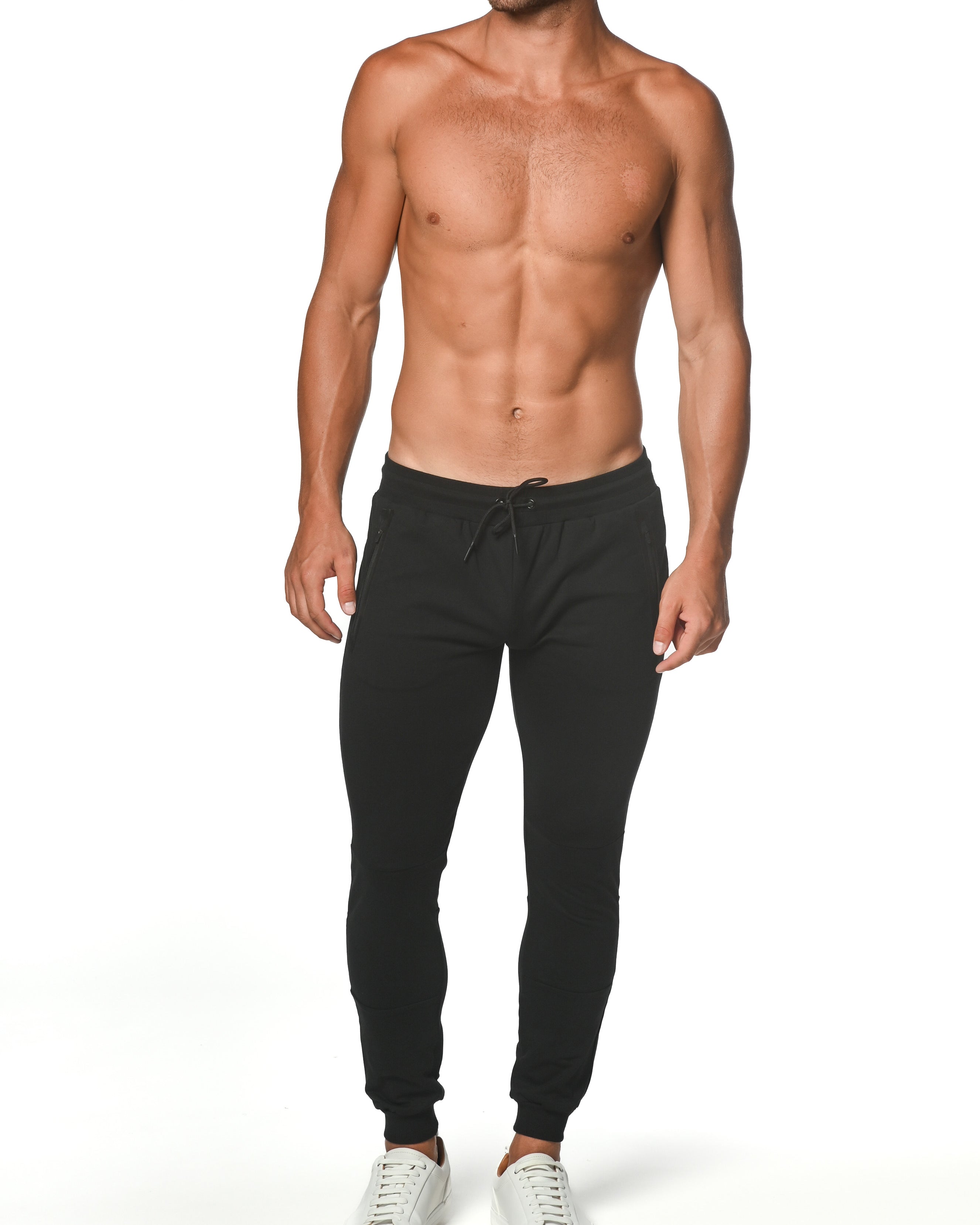 STEALTH BLACK FLEECE FLEX COTTON STRETCH JOGGER ST-10503