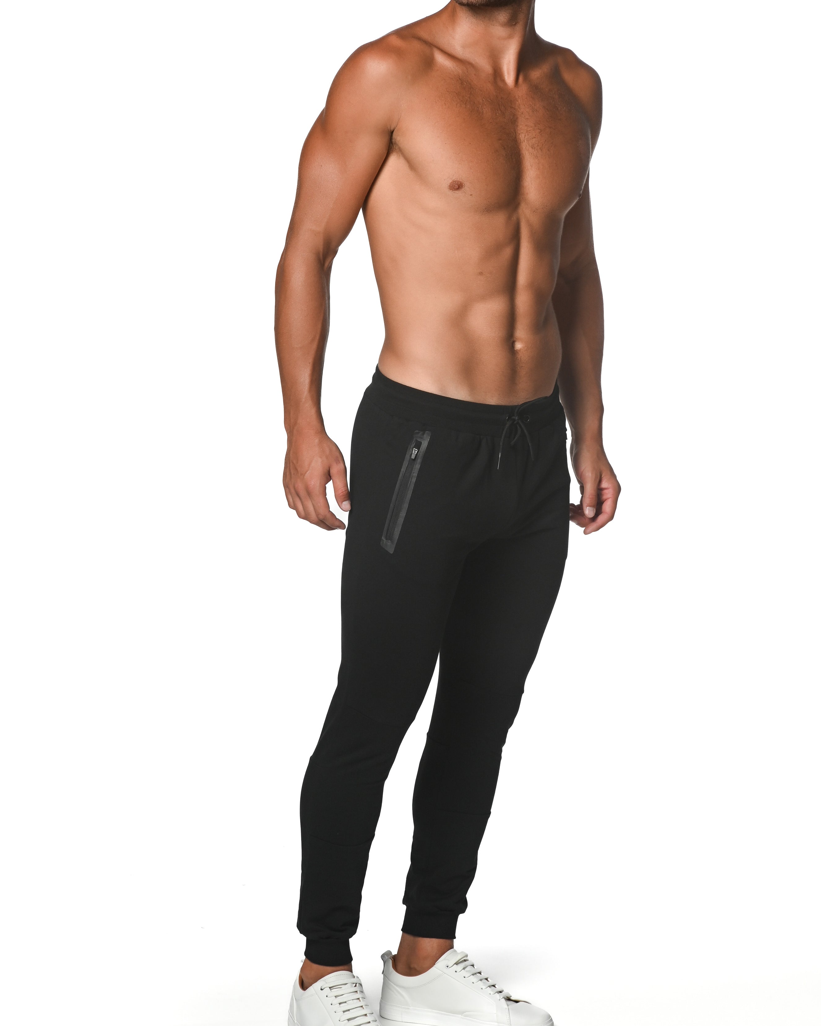 STEALTH BLACK FLEECE FLEX COTTON STRETCH JOGGER ST-10503