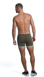 ARMY SPRINTER 3.5" INSEAM STRETCH GYM SHORTS W/ HEAT WELD ZIPPERS