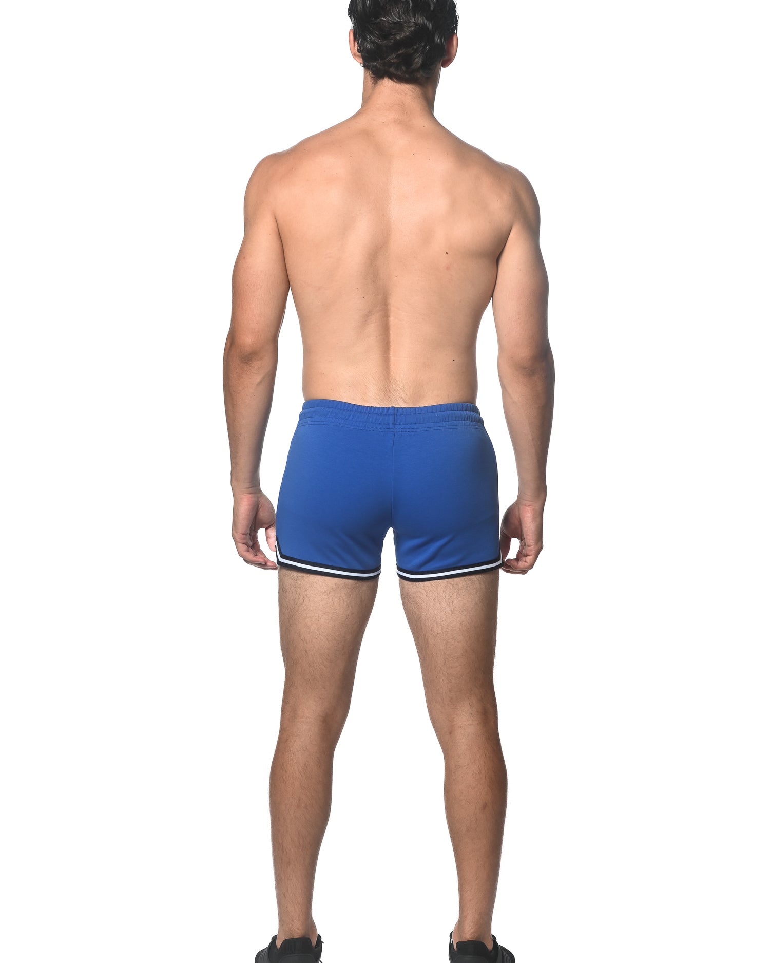 COBALT COURT 3.5 INSEAM GYM SHORT W/TAPING STA-10508