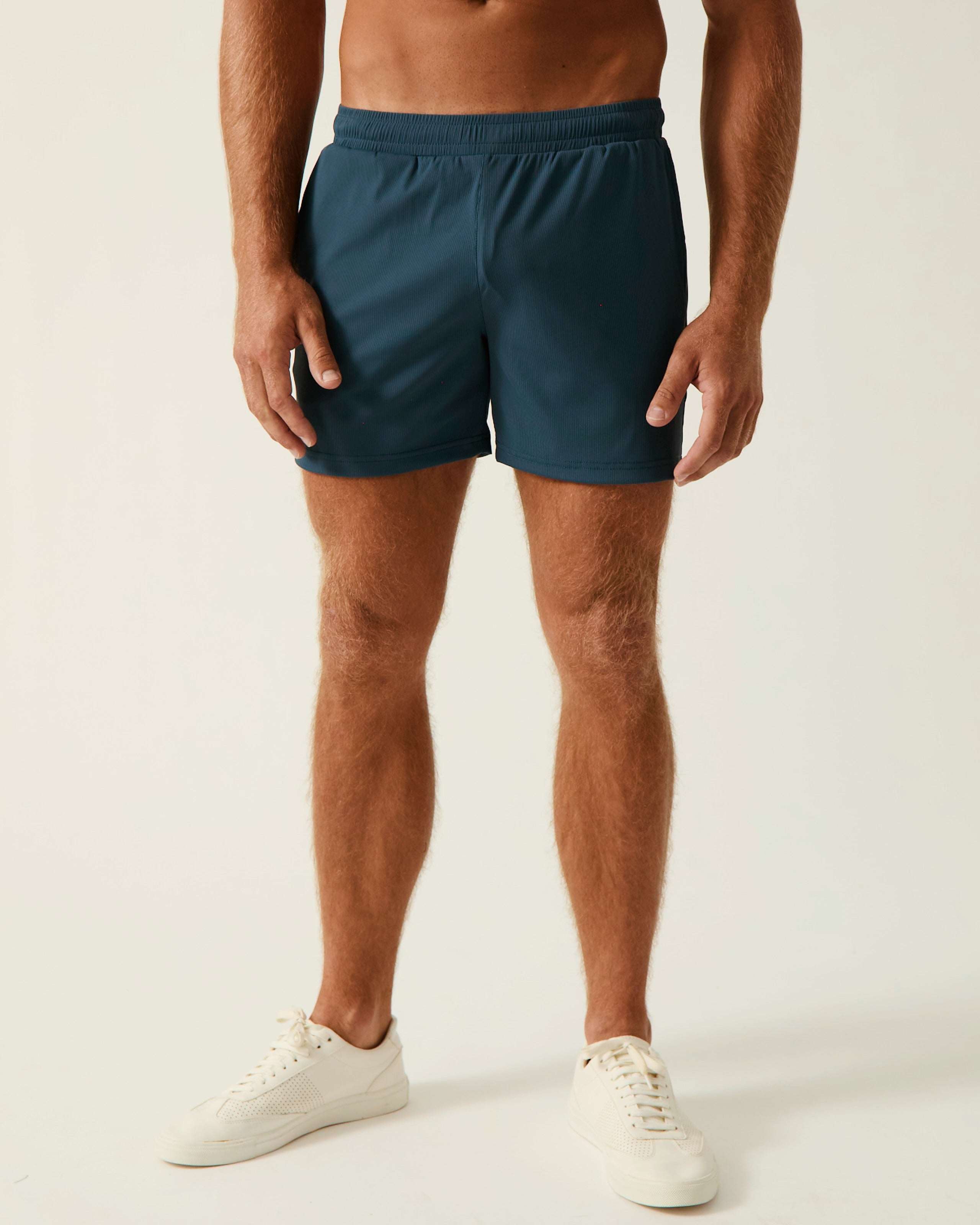 BLUE MARINE TEXTURED STRETCH PERFORMANCE SHORTS ST-1466-54