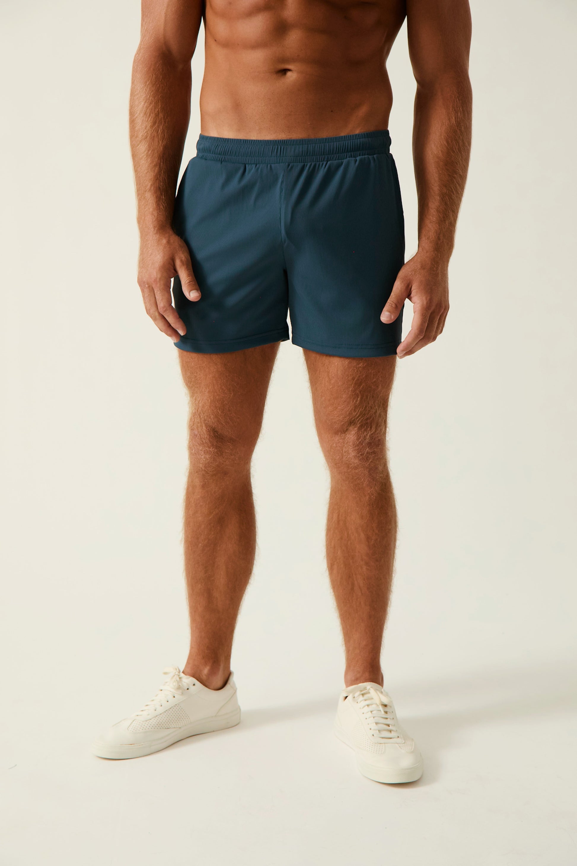 BLUE MARINE TEXTURED STRETCH PERFORMANCE SHORTS ST-1466-54