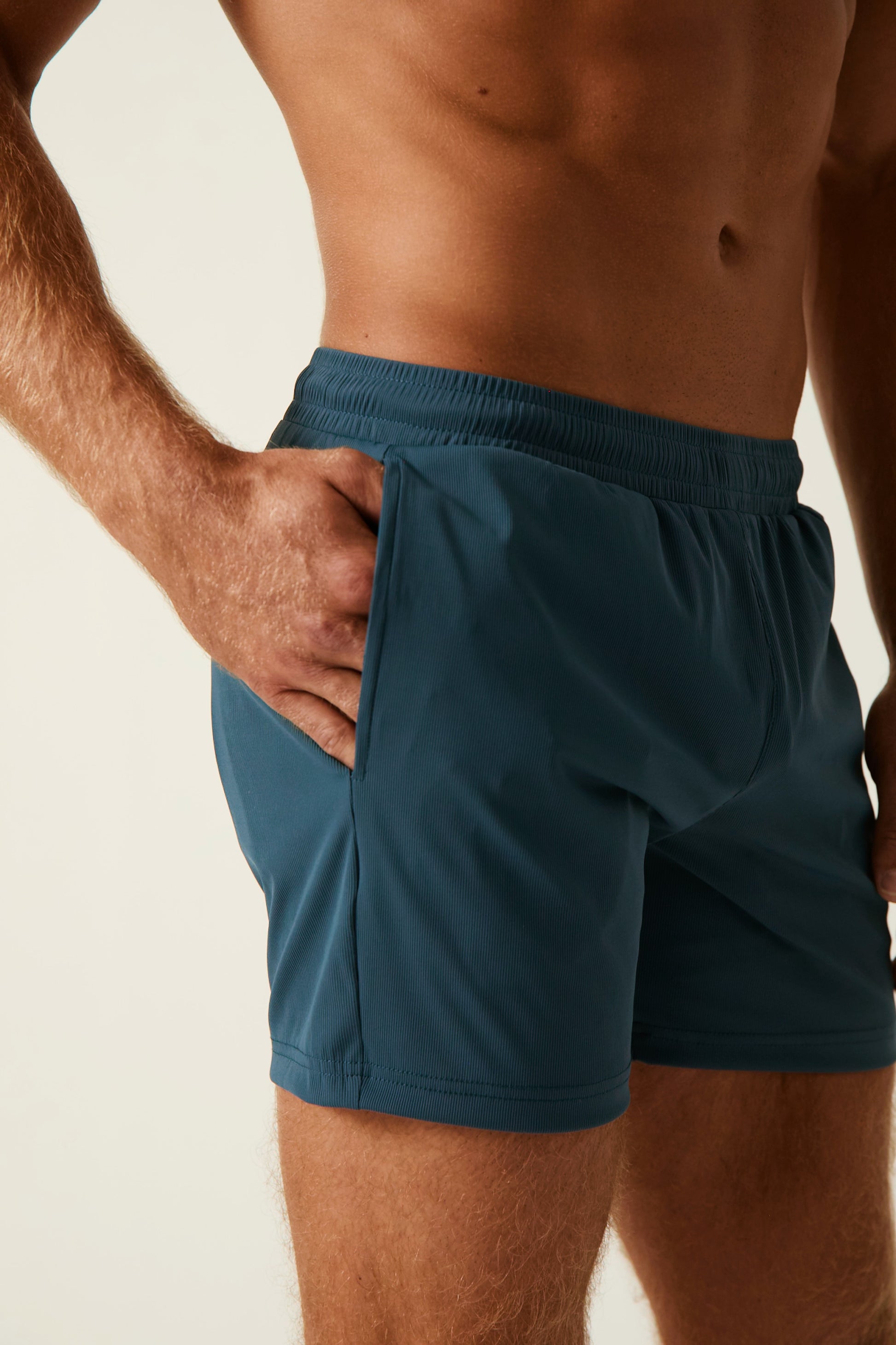 BLUE MARINE TEXTURED STRETCH PERFORMANCE SHORTS ST-1466-54