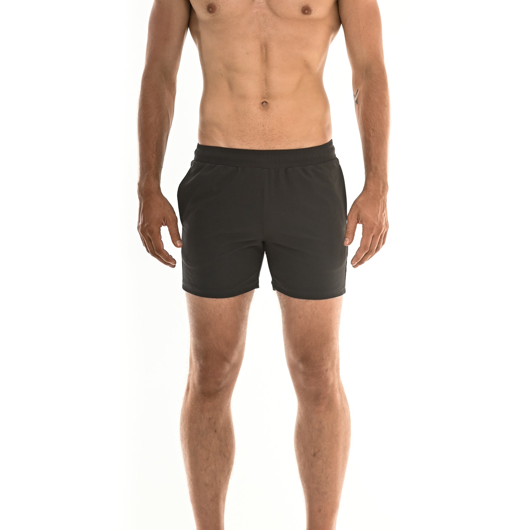 CHARCOAL DIAMOND WEAVE PERFORMANCE SHORTS ST-1466-62