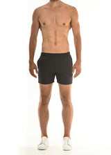 CHARCOAL DIAMOND WEAVE PERFORMANCE SHORTS ST-1466-62