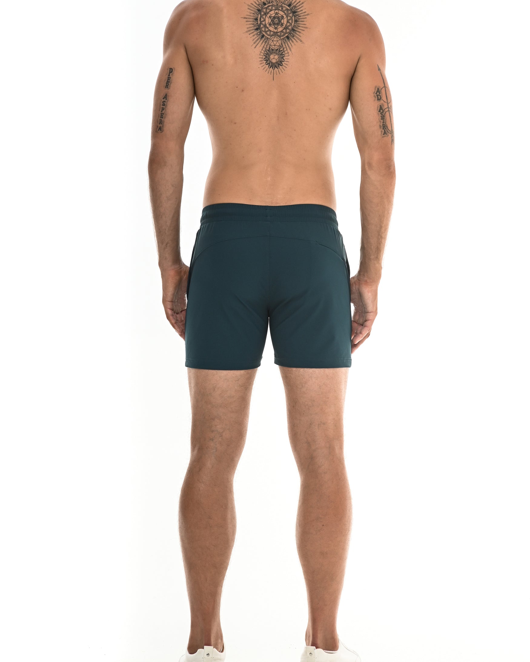 PEACOCK DIAMOND WEAVE PERFORMANCE SHORTS ST-1466-62