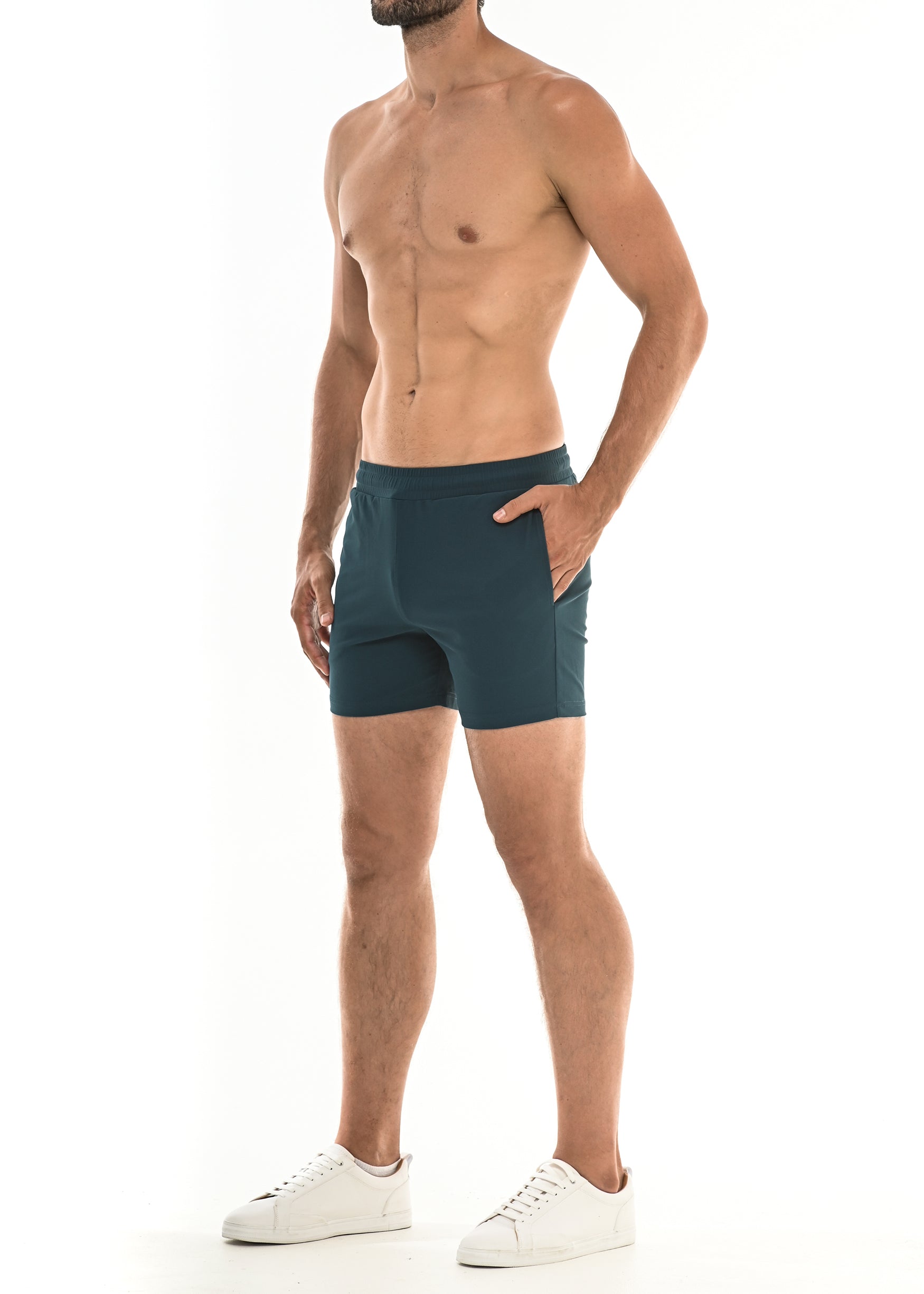 PEACOCK DIAMOND WEAVE PERFORMANCE SHORTS ST-1466-62
