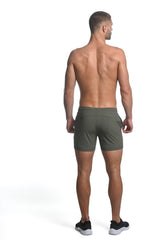 ARMY TEXTURED STRETCH PERFORMANCE SHORTS ST-1466-79