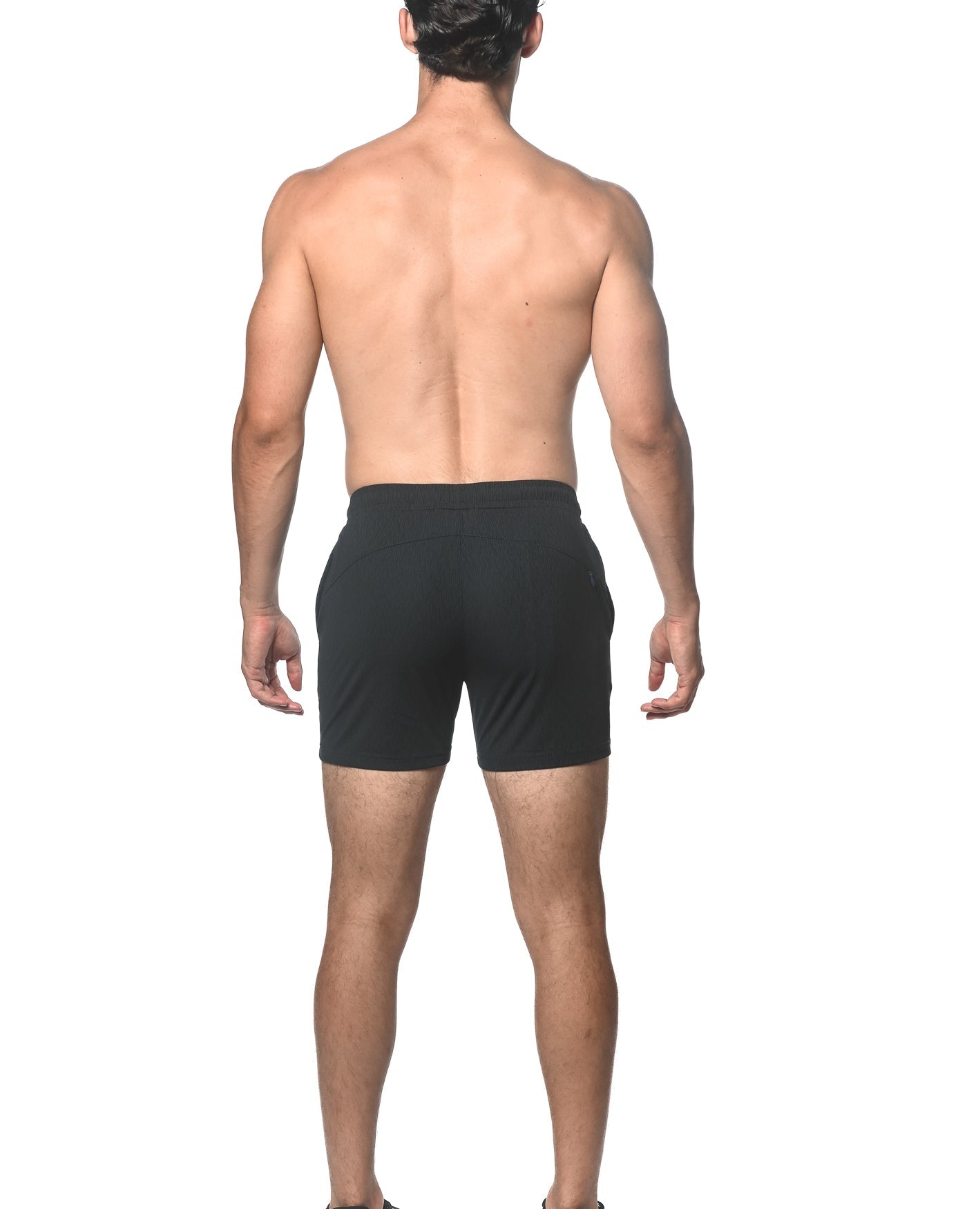 NAVY SPACE DYE PERFORMANCE SHORTS ST-1466-91