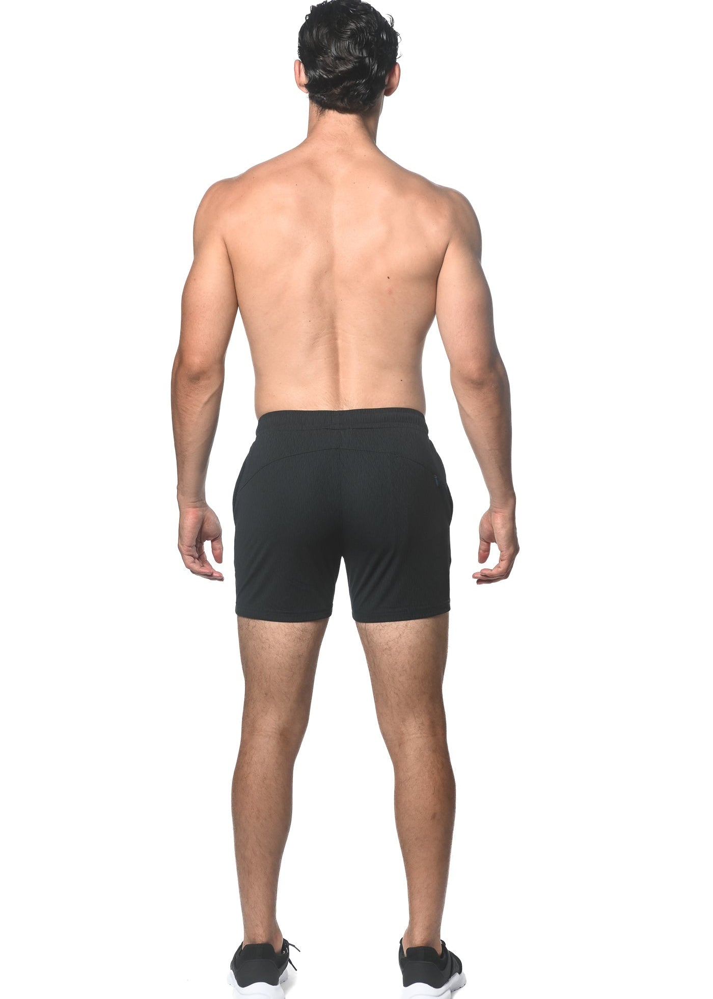 NAVY SPACE DYE PERFORMANCE SHORTS ST-1466-91