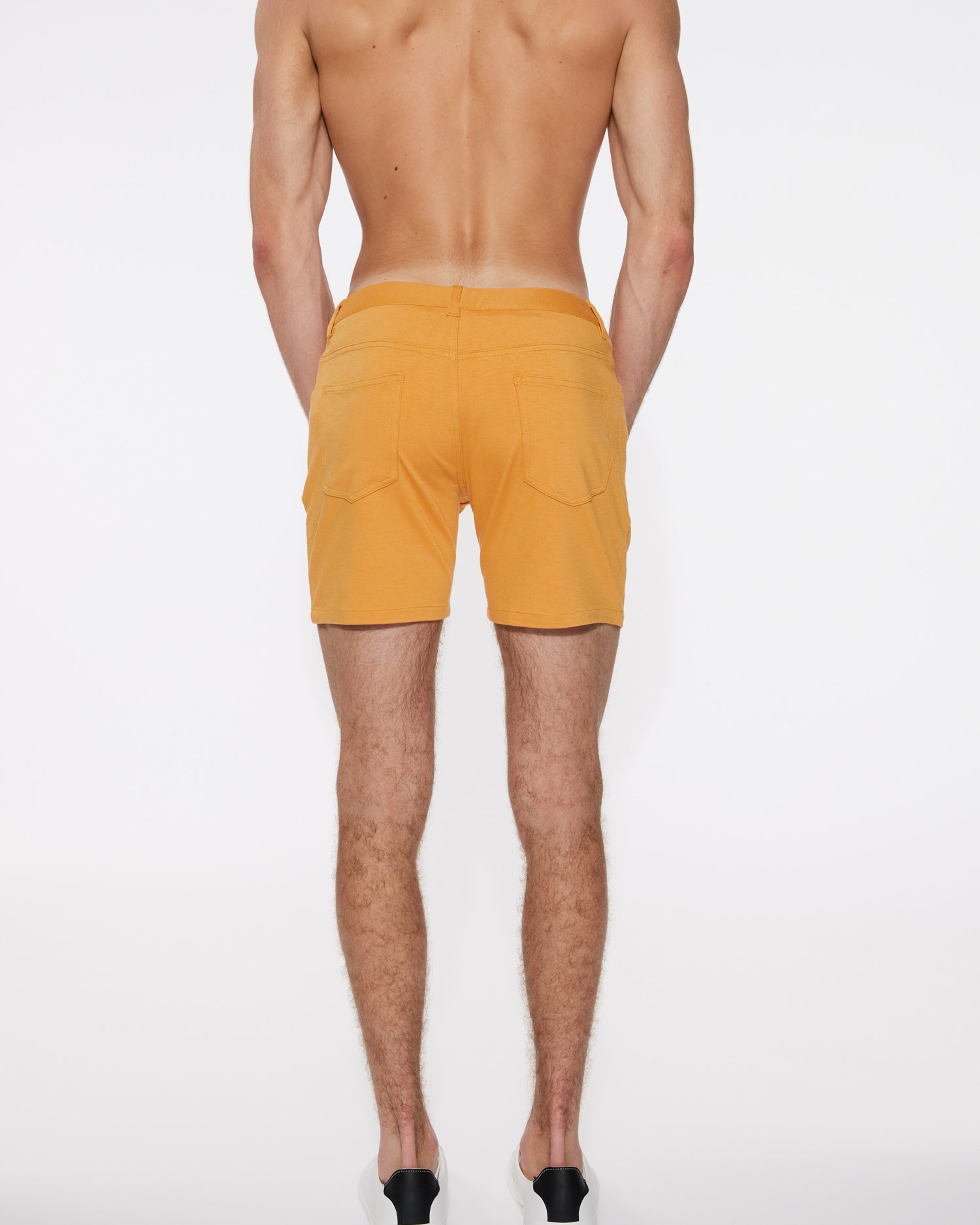 APRICOT PEEL 5" INSEAM STRETCH KNIT JEANS SHORTS ST-1932