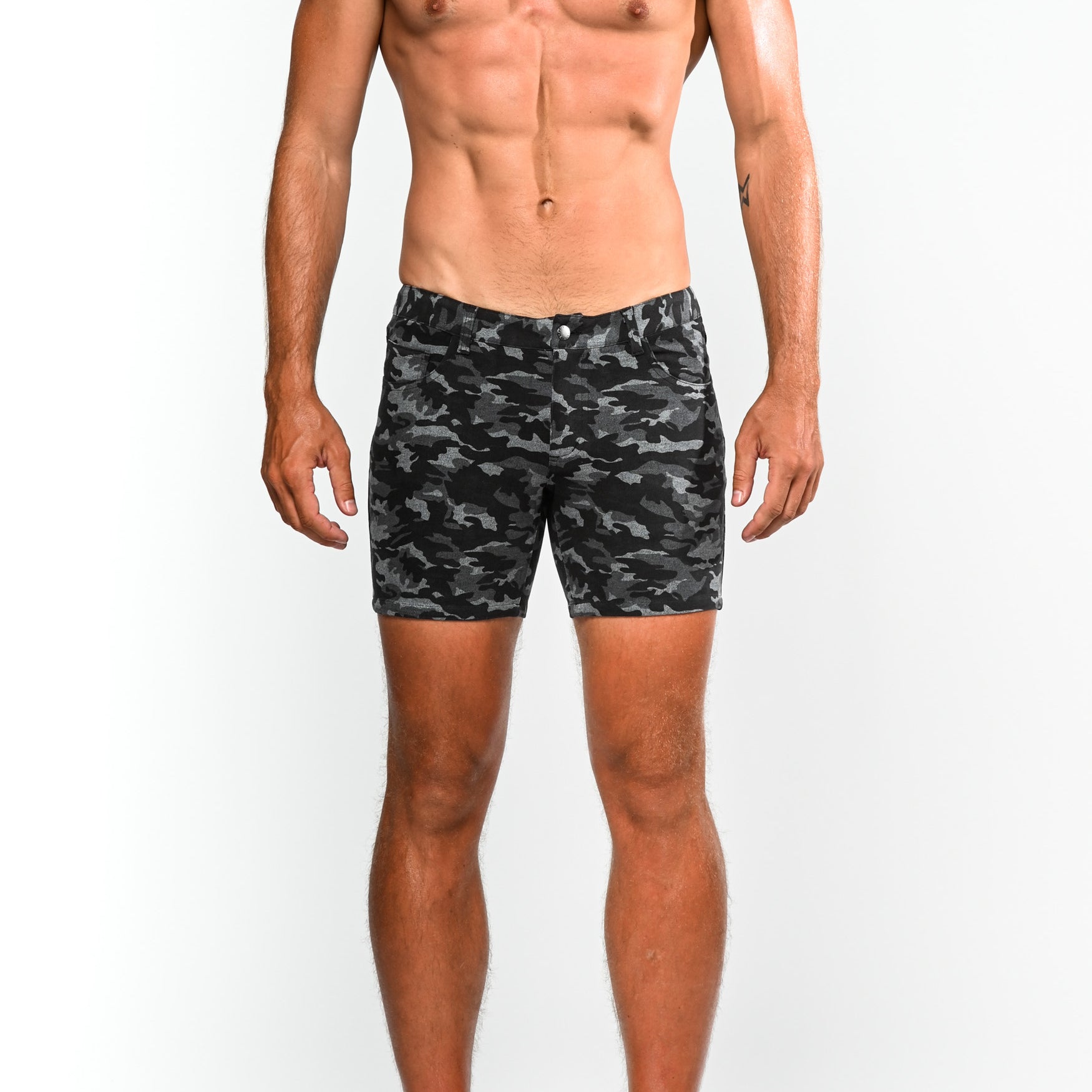 BLACK CAMO NEO LIMITED EDITION 5" INSEAM KNIT STRETCH SHORT ST-1932-LE