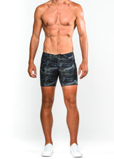 BLUE CAMO NEO LIMITED EDITION 5" INSEAM KNIT STRETCH SHORT ST-1932-LE