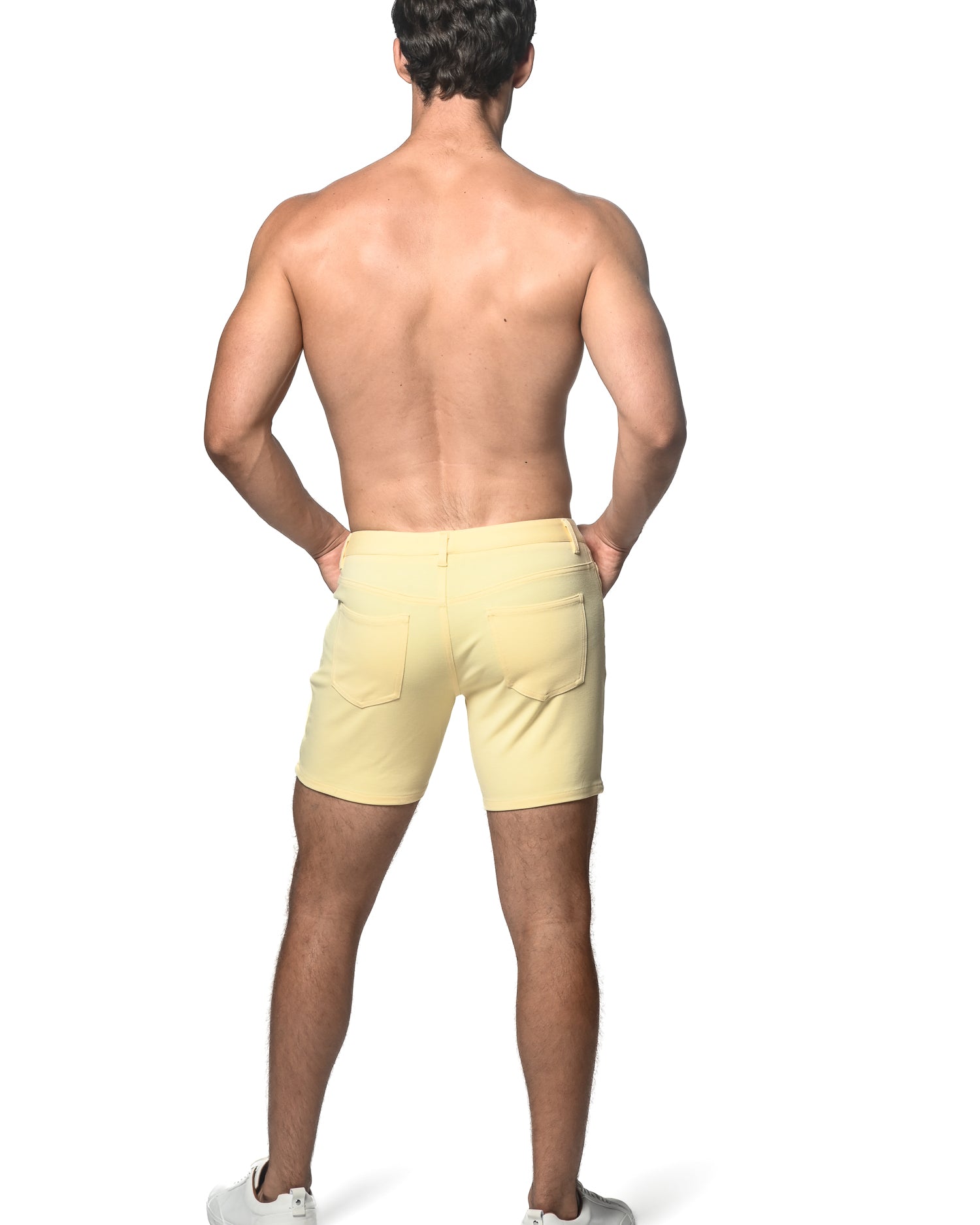 BUTTER 5" INSEAM STRETCH KNIT JEANS SHORTS ST-1932