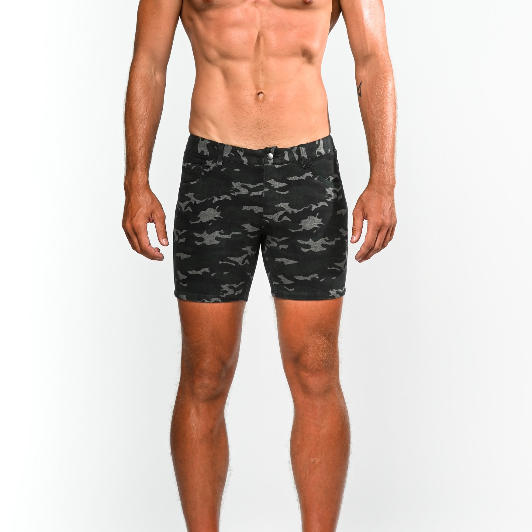 GREEN CAMO NEO LIMITED EDITION 5" INSEAM KNIT STRETCH SHORT ST-1932-LE